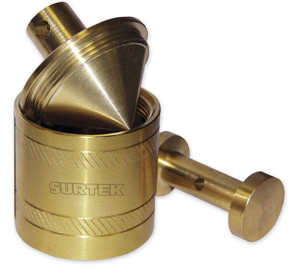 Plomada de latón tipo barril 580 g