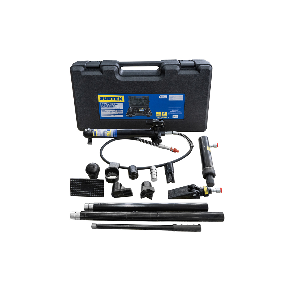 [EQC10] Equipo hidráulico para carrocero 10 toneladas, 14 piezas