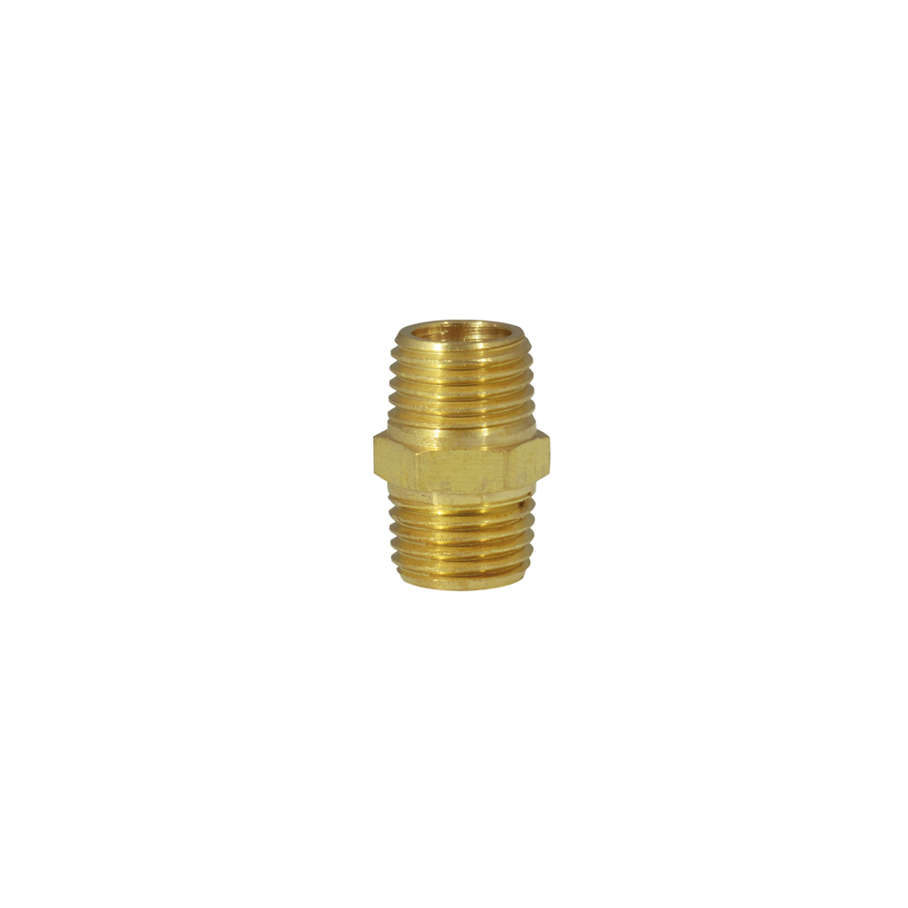 [108105] Conector de latón 1/4" NPT macho