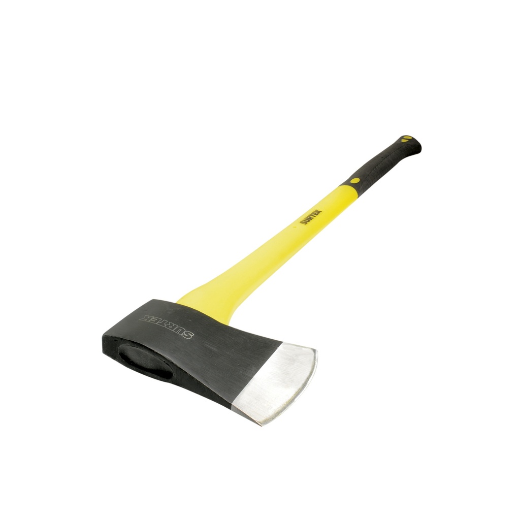 Hacha tipo Michigan de cabeza forjada en acero con mango de fibra de vidrio de 36", 3-1/2