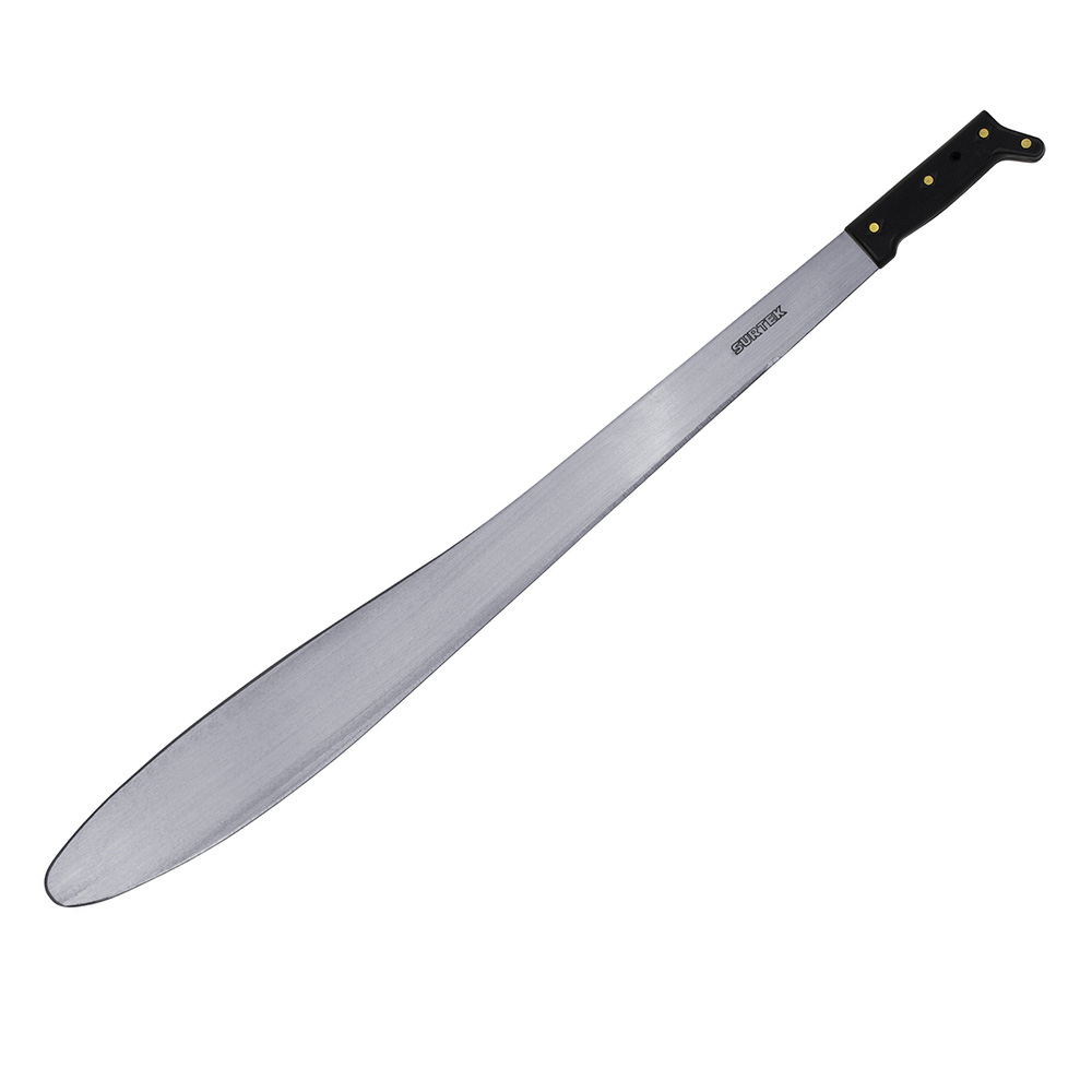 Machete troquelado con mango negro caguayano 24"
