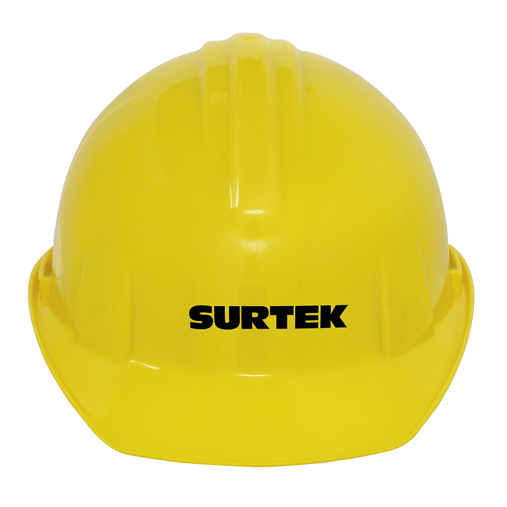 Casco de seguridad con ajuste de intervalos, color amarillo