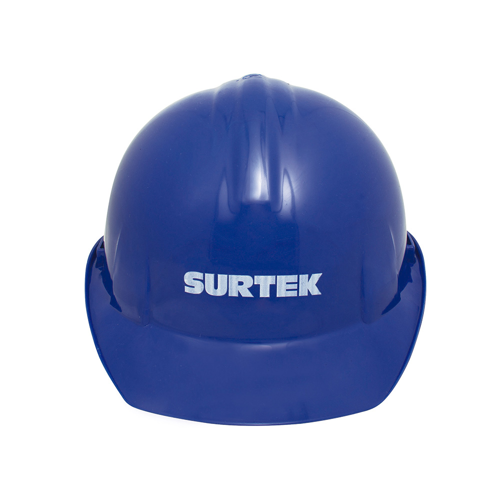 Casco de seguridad con ajuste de intervalos, color azul