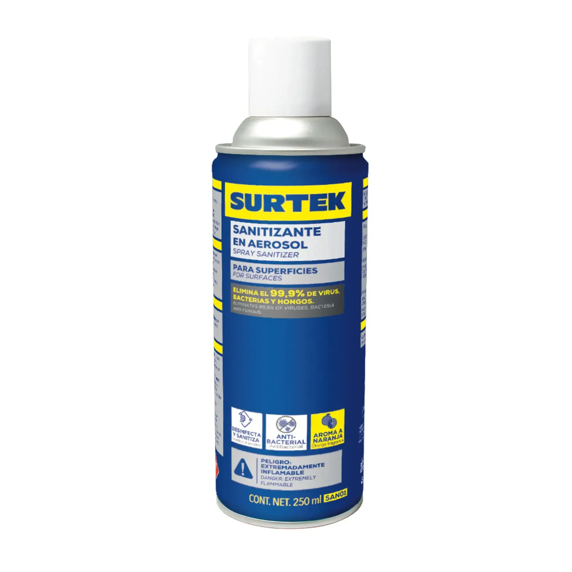 Sanitizante en aerosol 250 ml