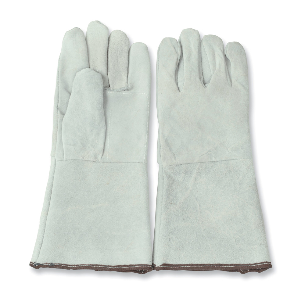 [137386] Guantes de carnaza con refuerzo en palma unitalla