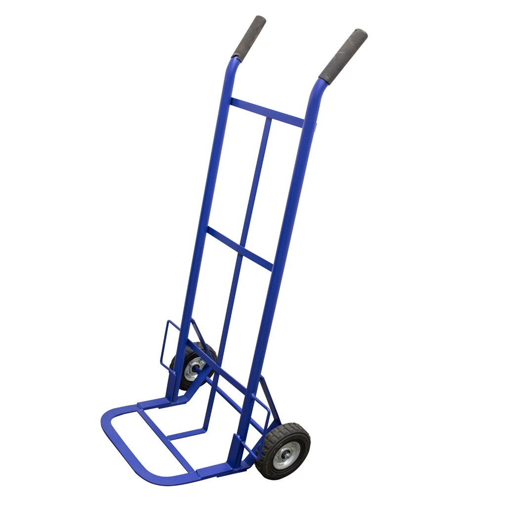 [DBS400A] Diablo bodeguero capacidad 400 kg azul con llanta sólida