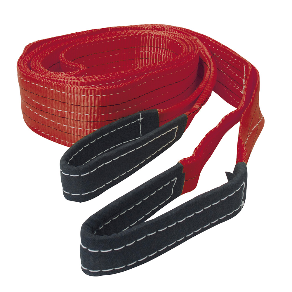 Eslinga de poliéster plana tipo ojo-ojo 4" x 6 m