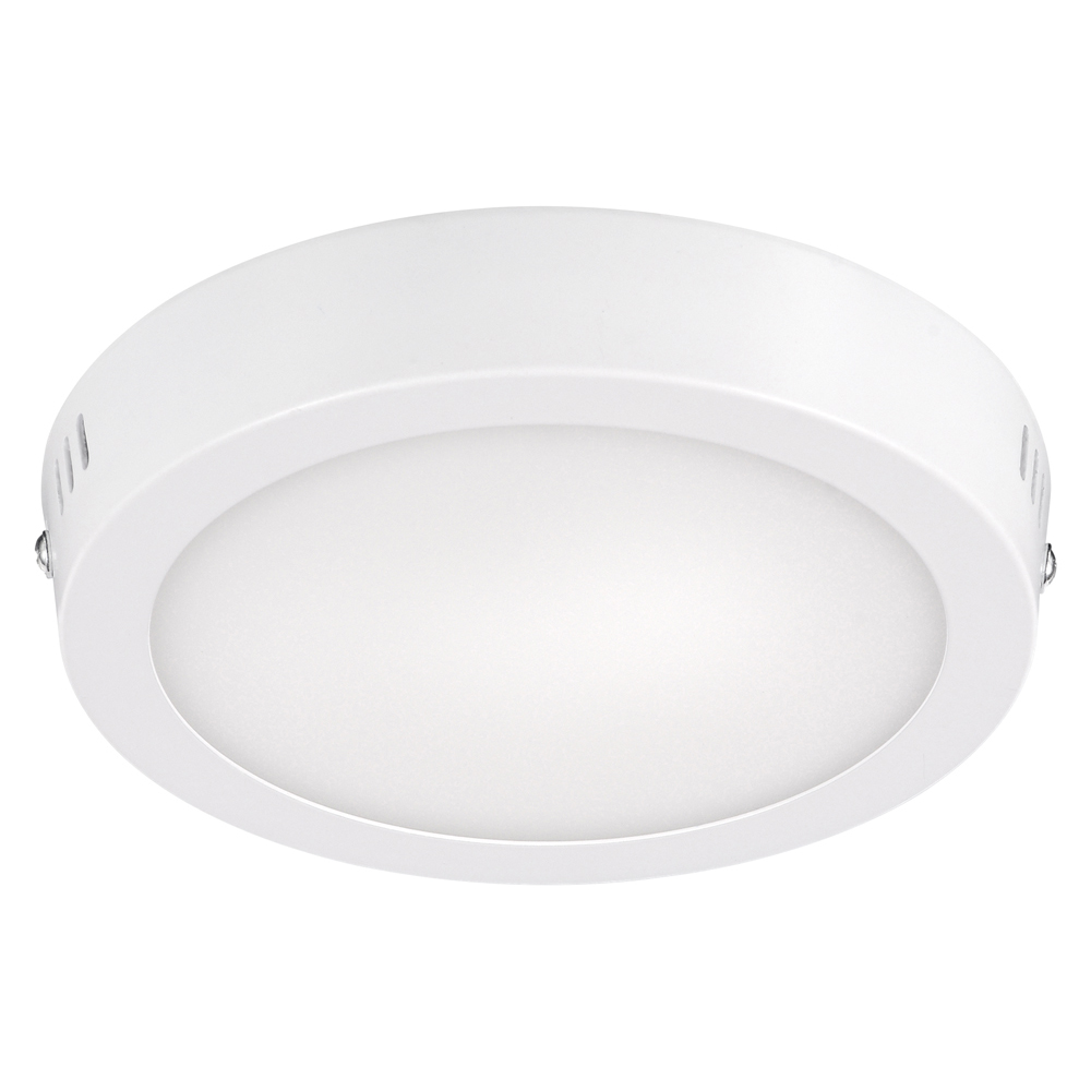 [LLS12R] Luminario de LED de sobreponer redondo 12 W, luz fría