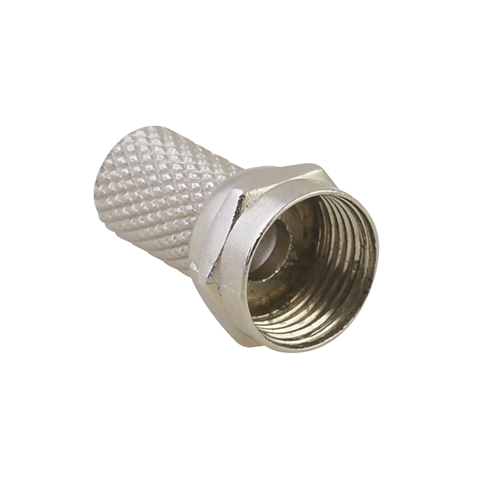 [153203] Conector para enroscar cable coaxial RG6 tipo F, 4 piezas
