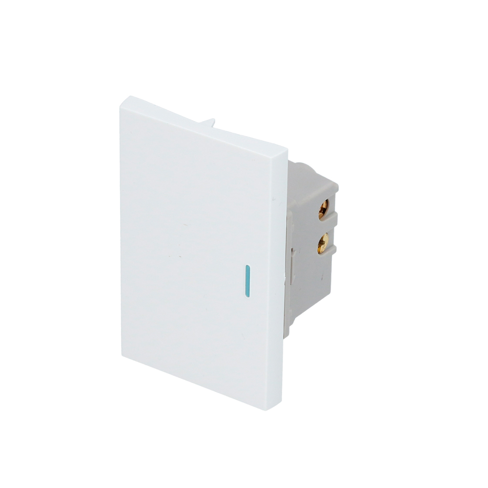 Switch 1/1, línea Premium, color blanco