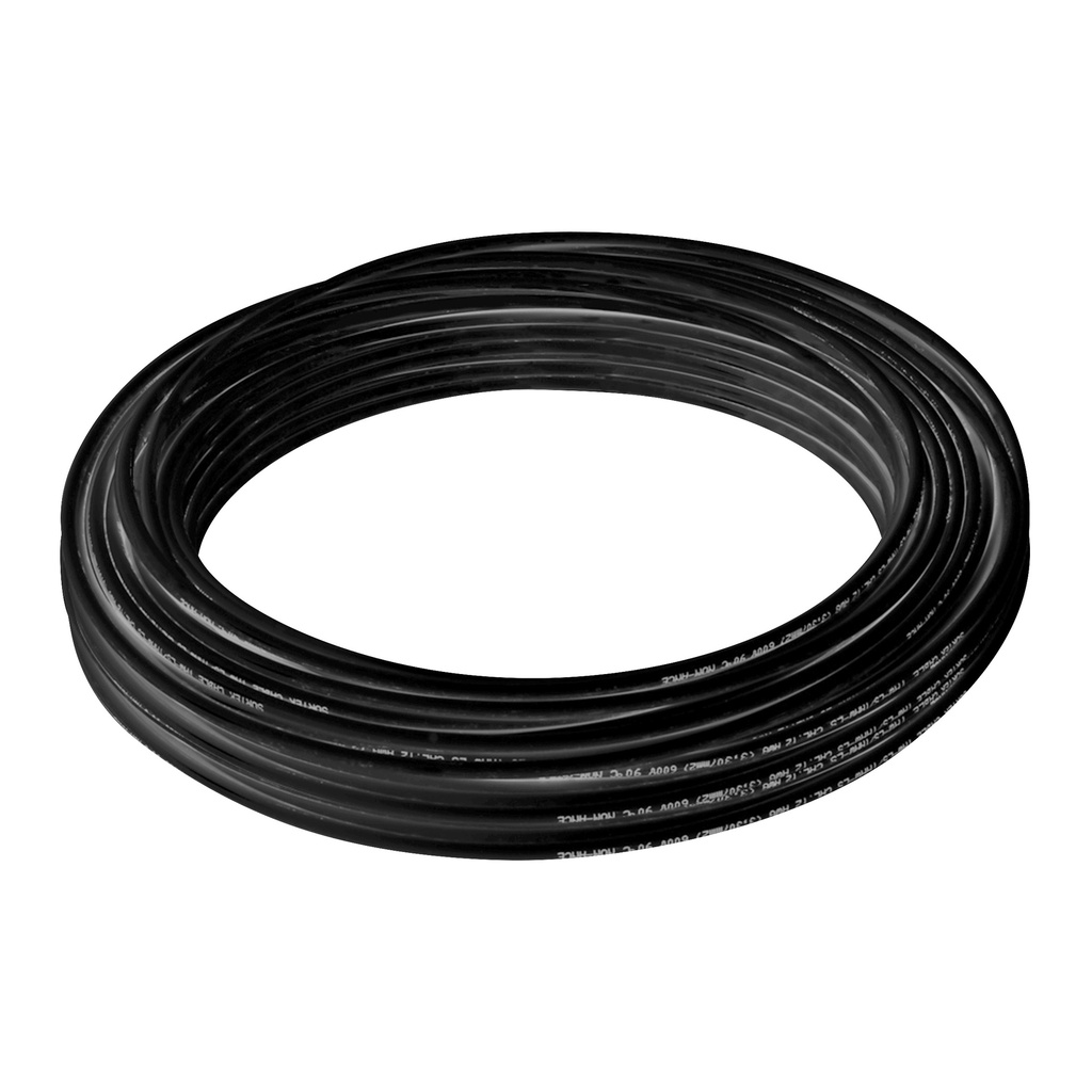 Cable eléctrico THW calibre 14, 1 m color negro