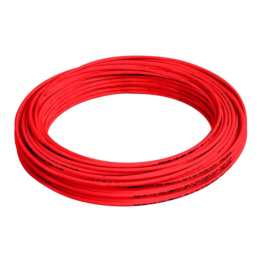 Cable eléctrico THW calibre 8, 100 m color rojo