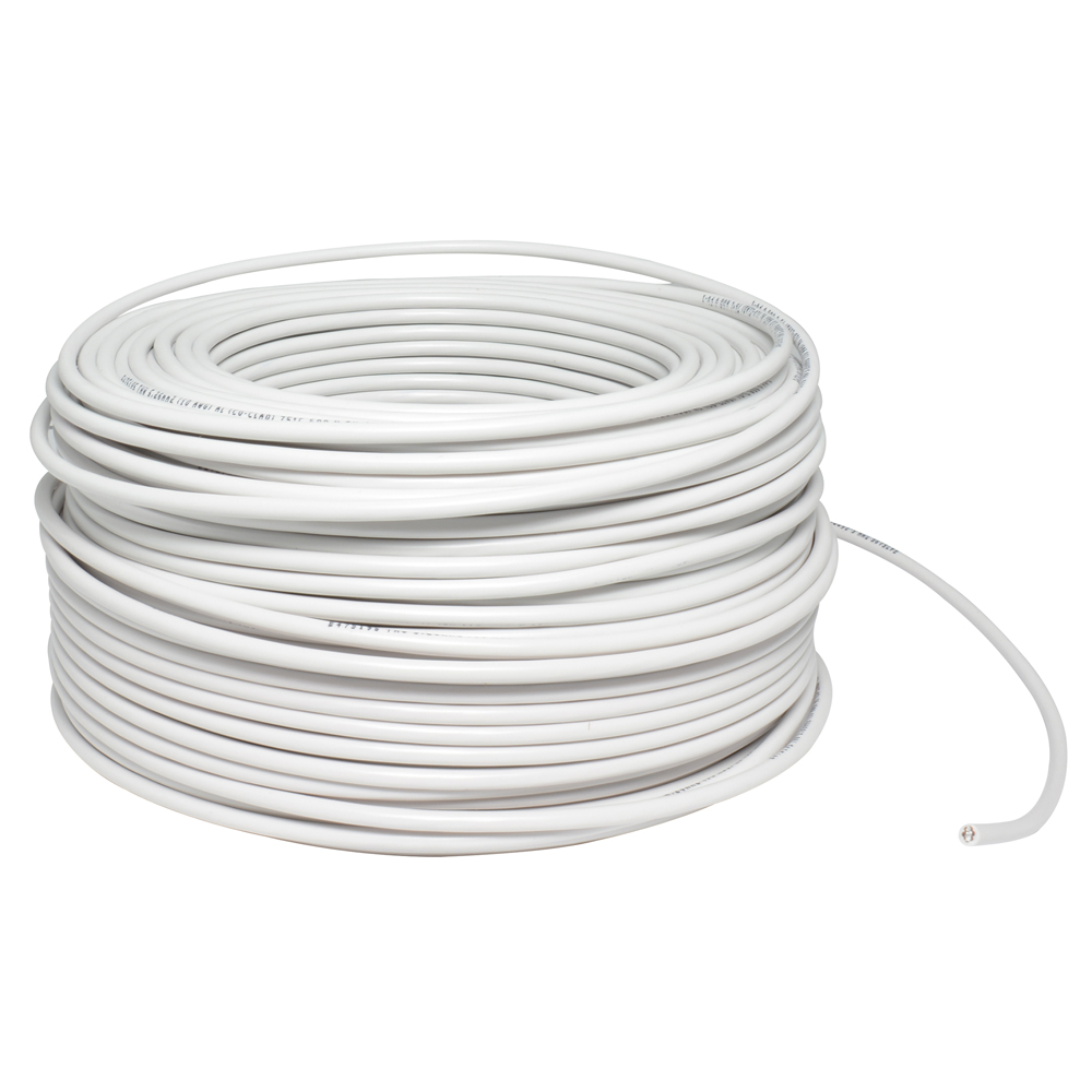 [136946] Cable eléctrico UL calibre 10, 100 m color blanco