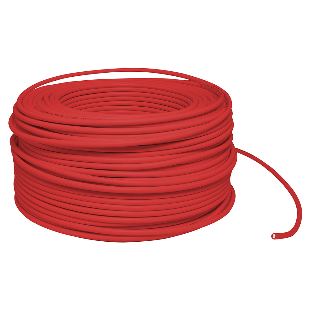 Cable eléctrico UL calibre 8, 100 m color rojo