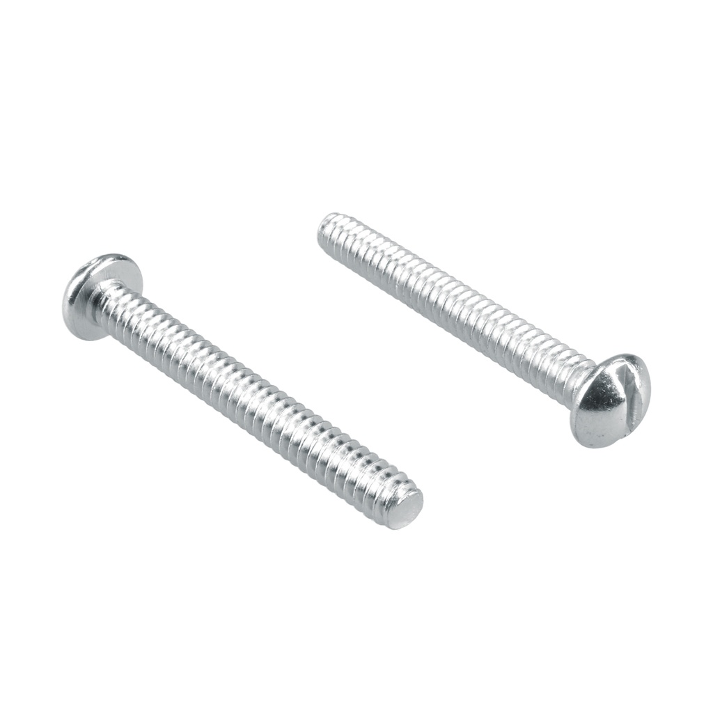 Tornillo tipo máquina cabeza redonda 1/4" x 2-1/2", 50 piezas