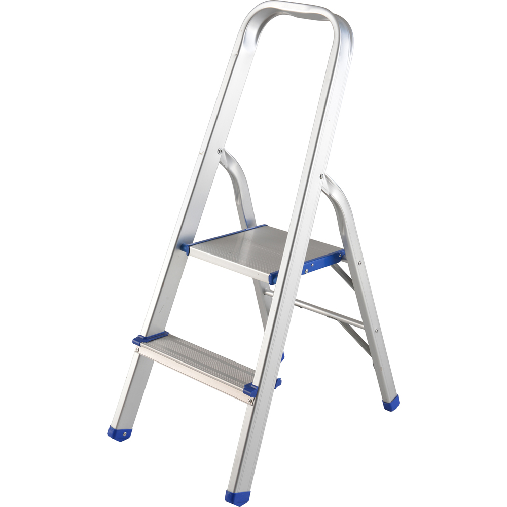 [ETTA2] Escalera plegables tipo taburete de aluminio con 2 peldaños