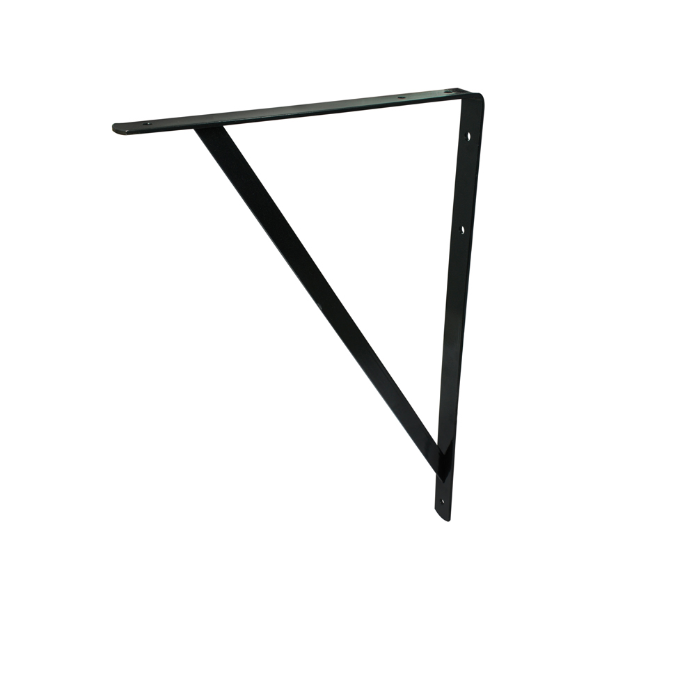[137824] Ménsula con soporte color negro 10 x 16"