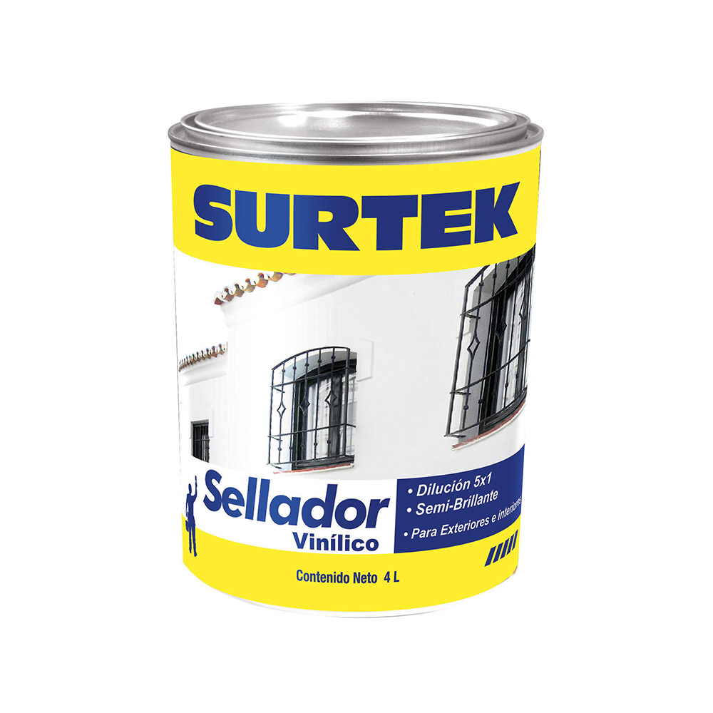 Sellador vinílico 4 Lt color blanco