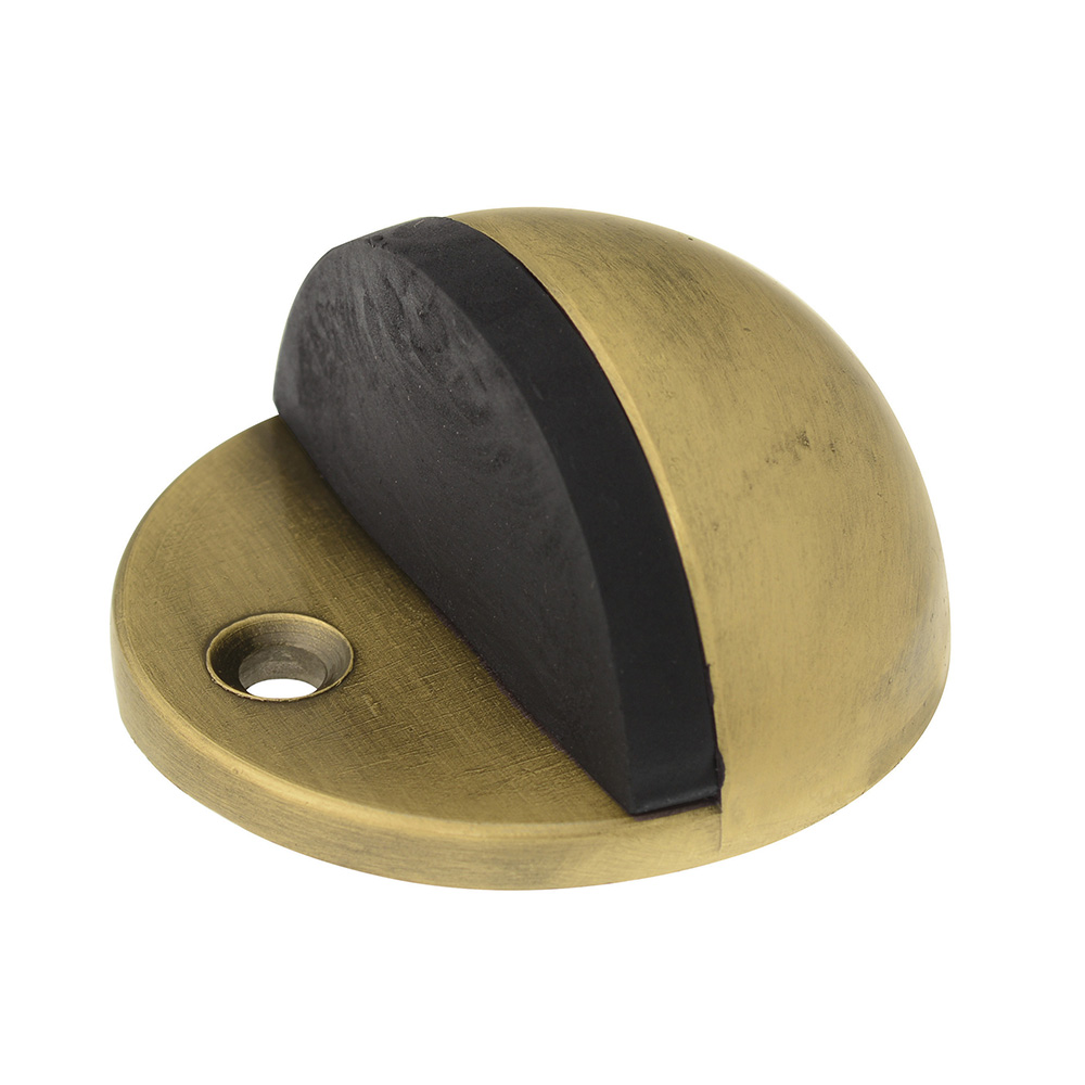 Tope tipo catarina para puerta latón antiguo