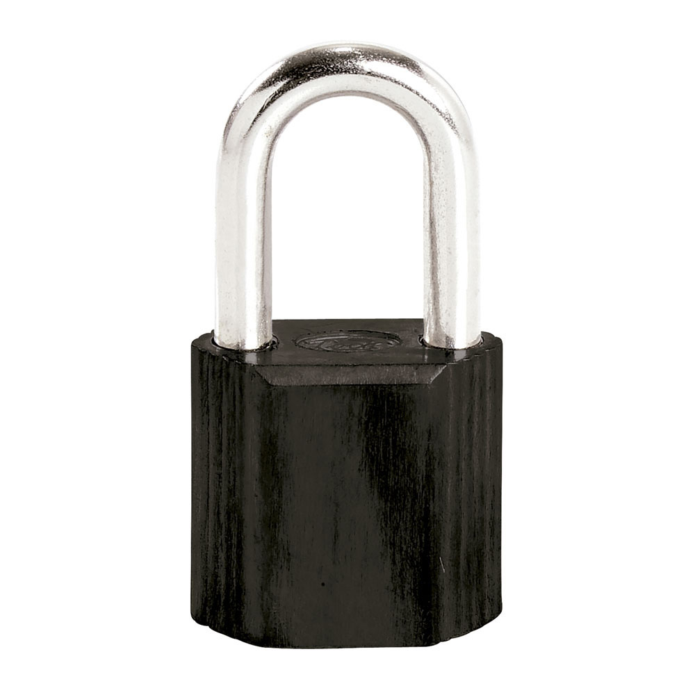 Candado No.9 largo 38 mm, color negro