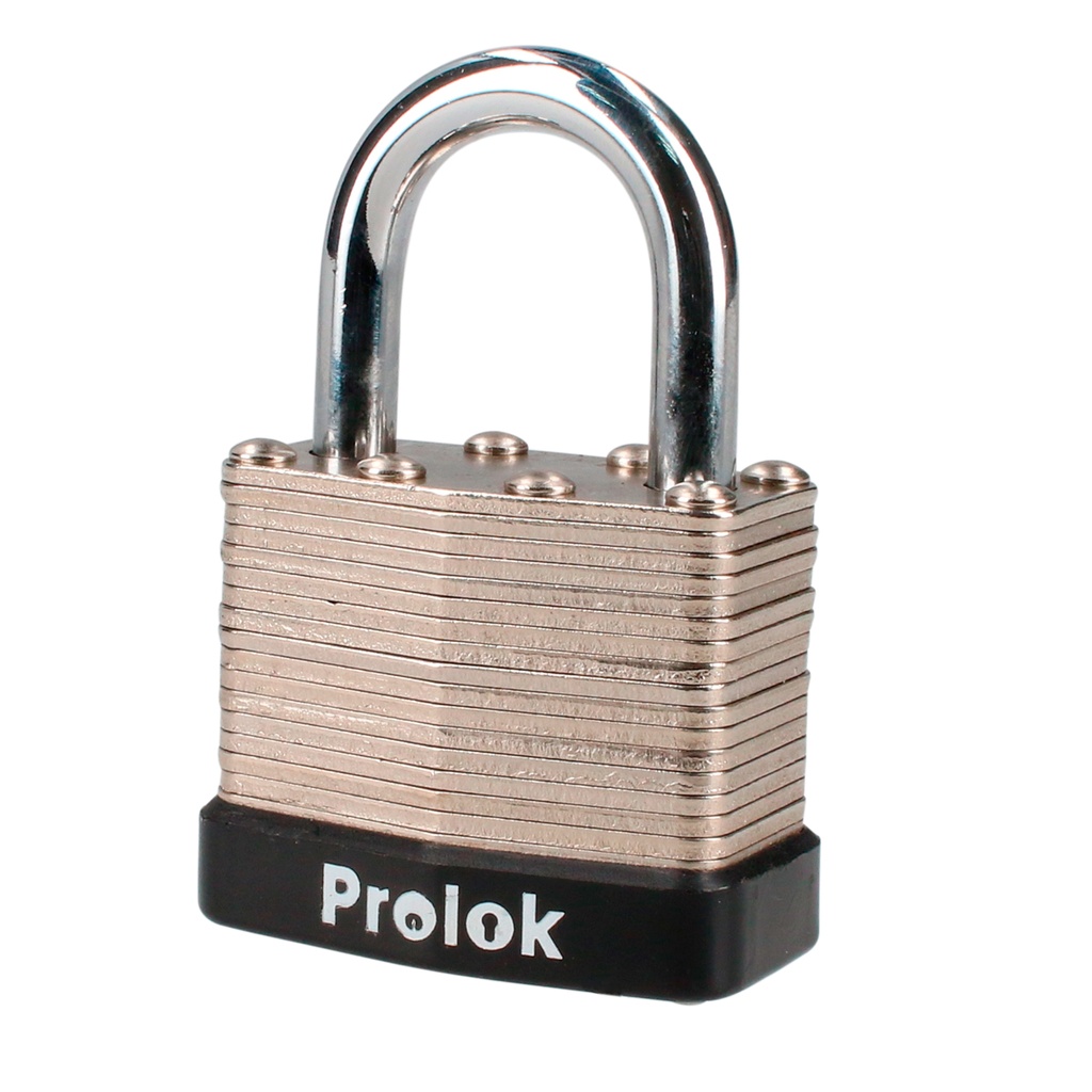 Candado laminado corto 40 mm, llave estándar