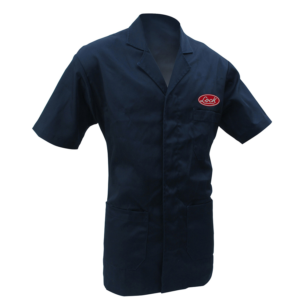 Bata color azul talla G