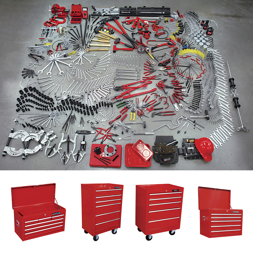 [99820] Juego maestro industrial combinado 940 piezas, con gabinetes EX27M5, EX27M6, EX27S6