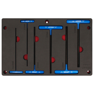 Juego de 7 llaves hexagonales tipo "T", métricas