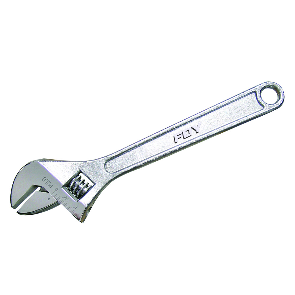Llave ajustable cromada 8"