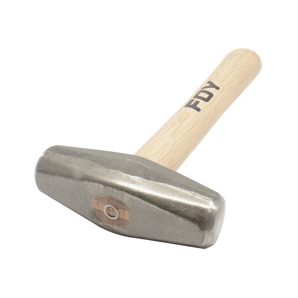 Marro tipo barril con mango corto de madera de 12", 2 lb