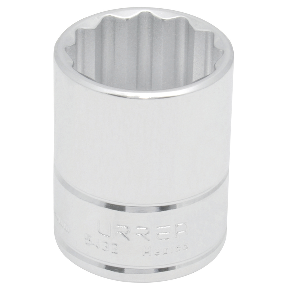[5419] Dado cuadro de 1/2", 12 puntas, en pulgadas, 19/32"