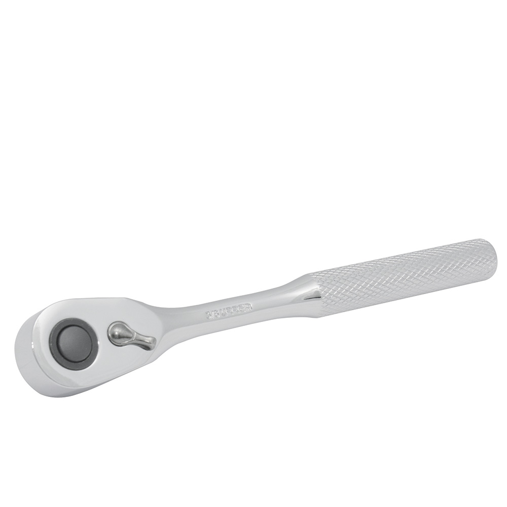 Matraca reversible para dado cuadro de 3/8" cromada, Quick Release