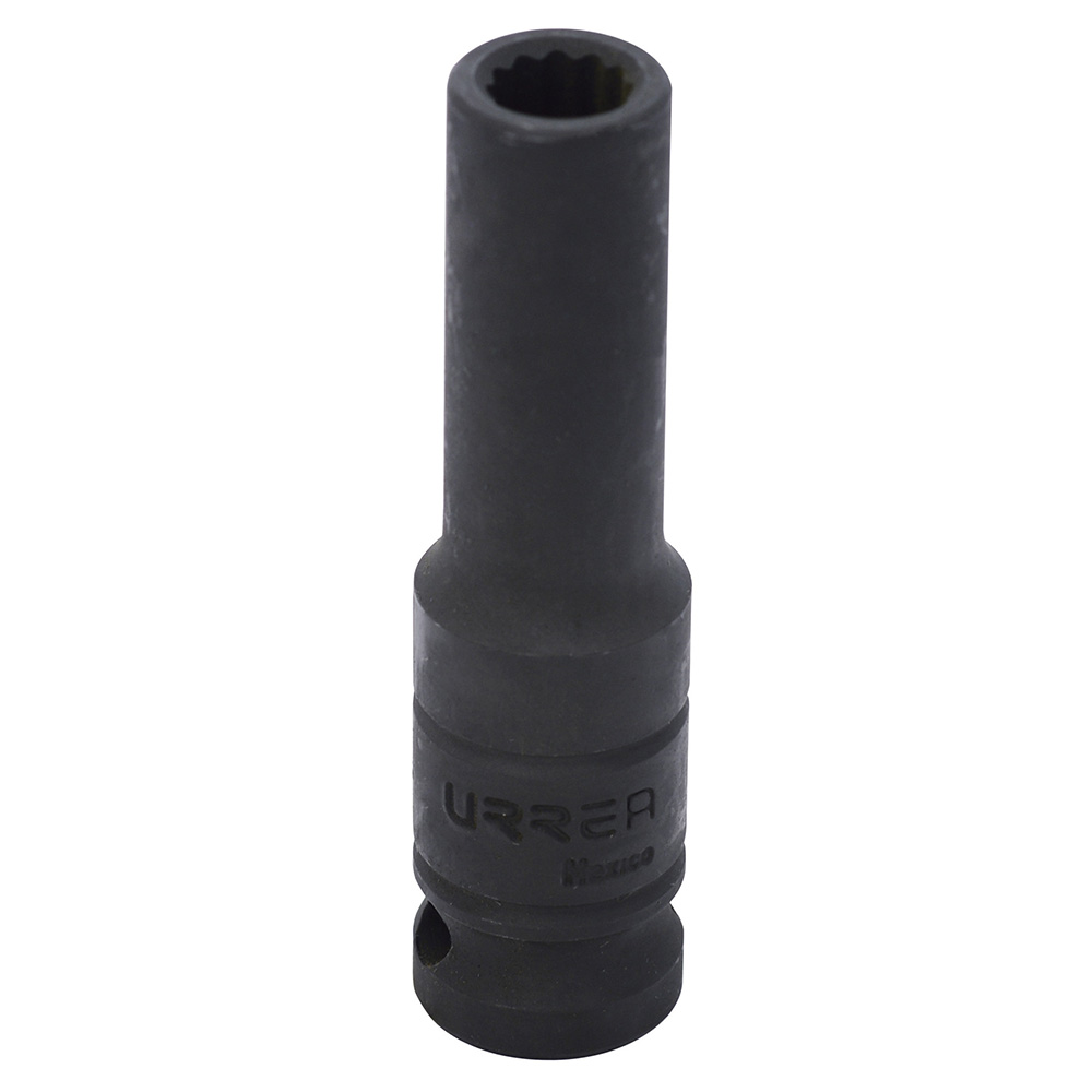 Dado de impacto largo cuadro de 1/2", 12 puntas, en pulgadas, 9/16"