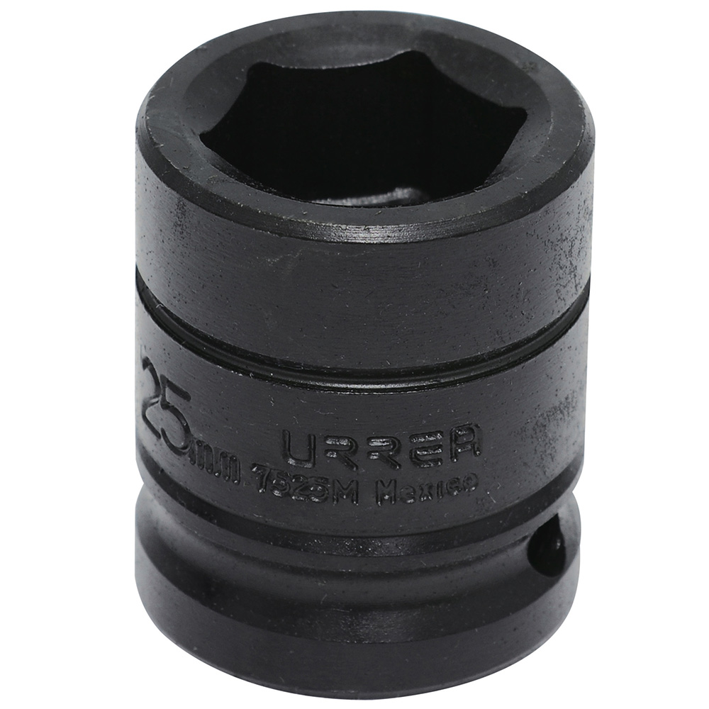 Dado de impacto cuadro de 3/4", 6 puntas, métrico, 25 mm