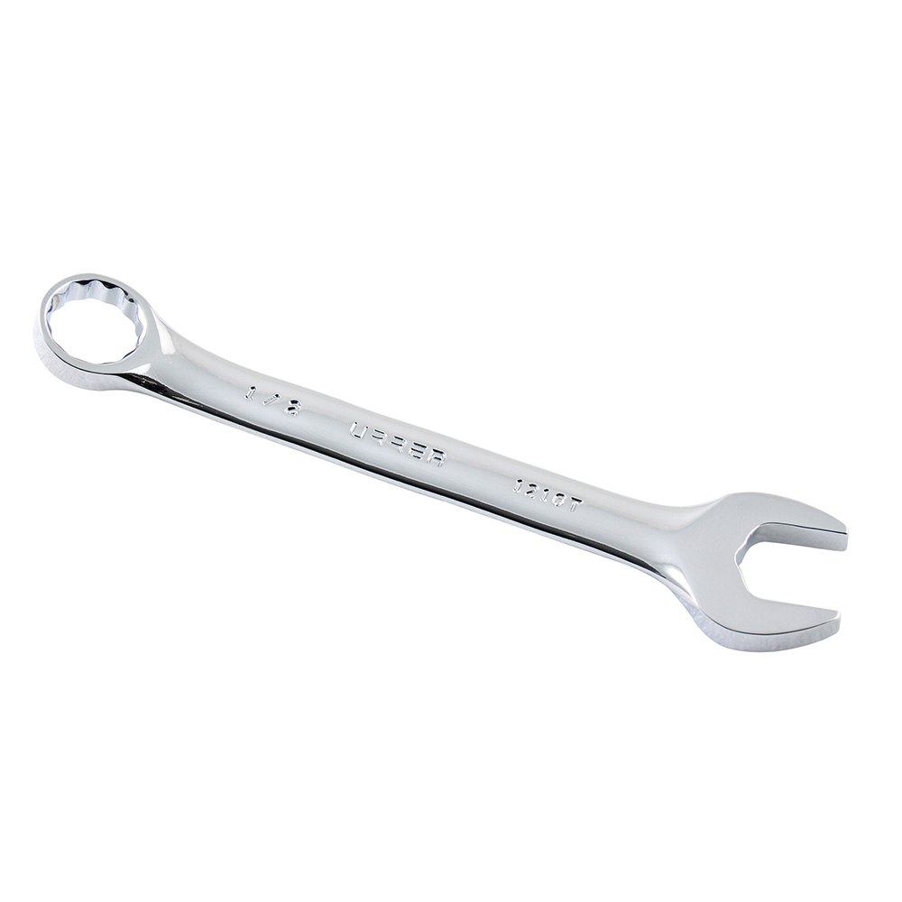 Llave combinada corta pulido espejo en pulgadas, 12 puntas, 1/2"