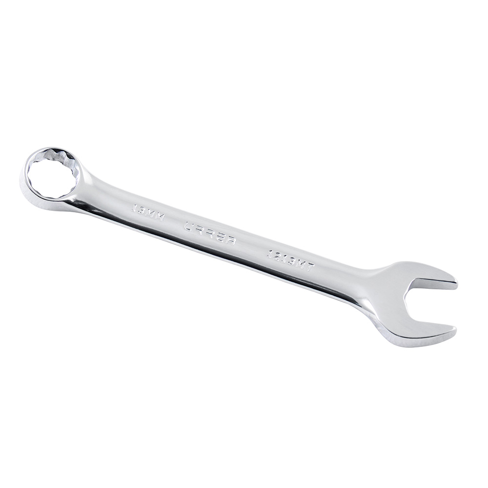 Llave combinada corta pulido espejo métrica, 12 puntas, 13 mm
