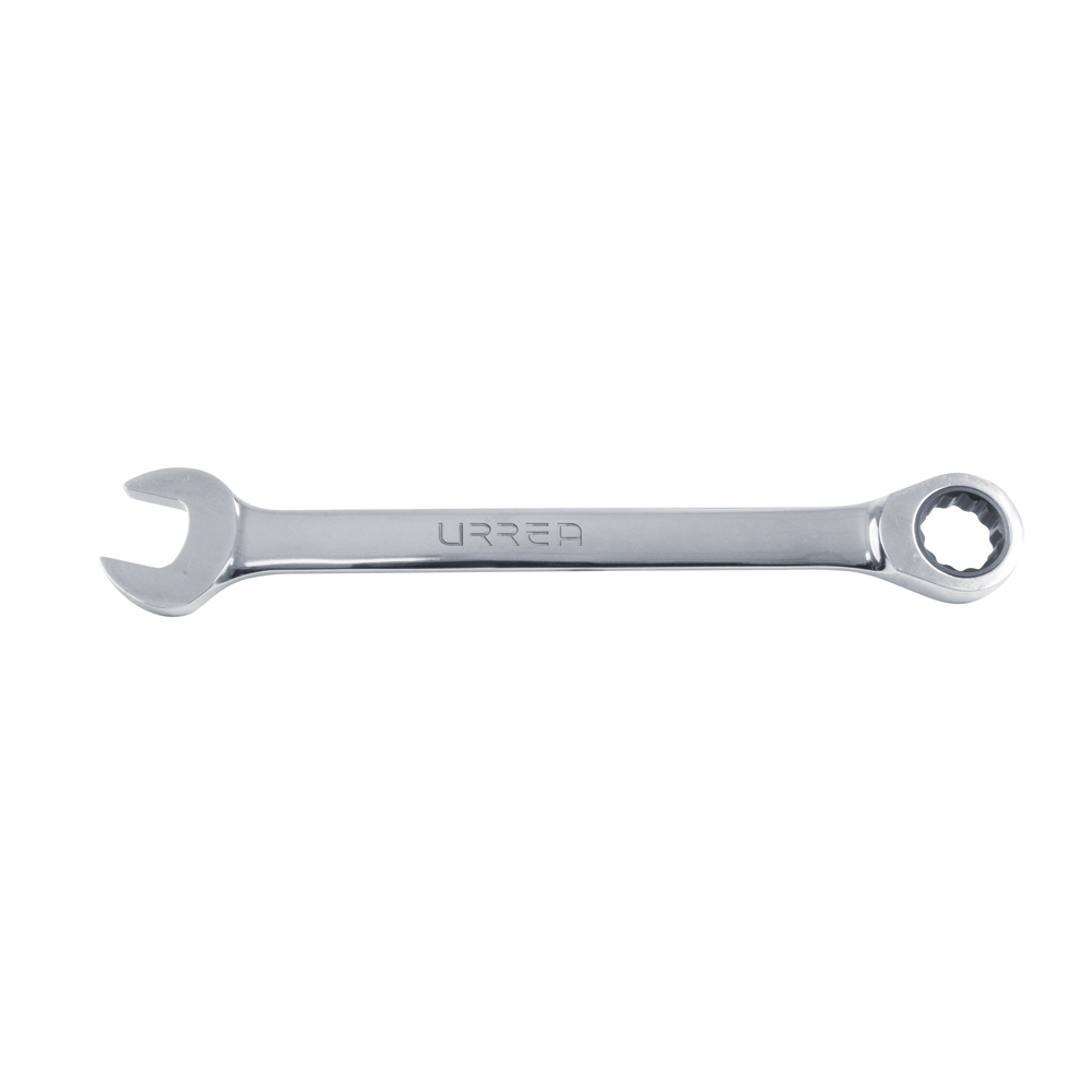 [1244CM] Llave combinada pulido espejo de matraca en pulgadas, 12 puntas, 1-3/8"