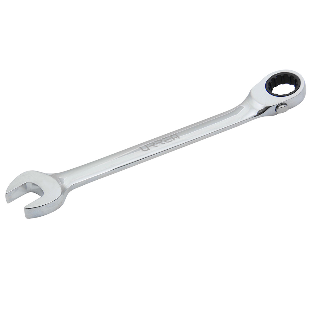 Llave combinada pulido espejo de matraca spline reversible en pulgadas, 5/8"