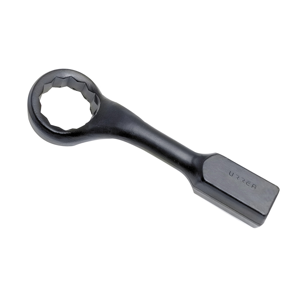 Llave de golpe acodada fosfatizada en pulgadas, 12 puntas, 1"