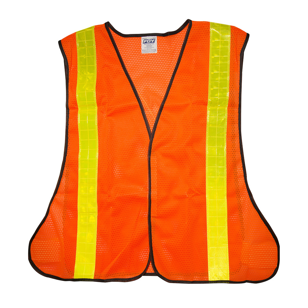 [144170] Chaleco de seguridad con cintas reflejantes prismáticas unitalla unitalla