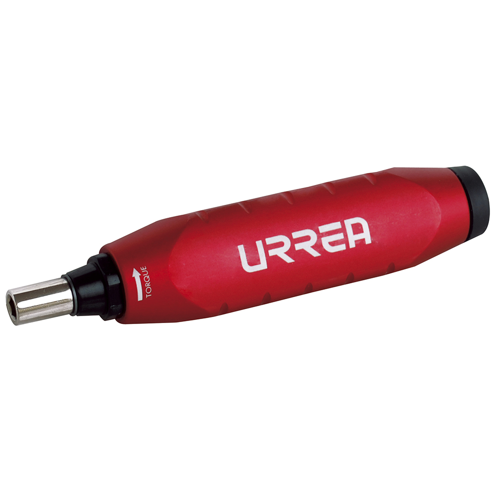 Destornillador de torque preajustado con mango plástico cuadro de 1/4", 1.5-15 in-lb