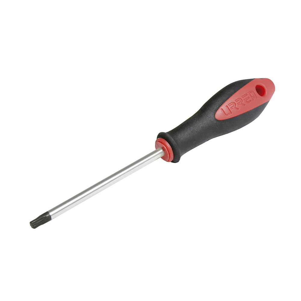 Destornillador con mango bimaterial, punta Torx barra redonda T10 x 4"
