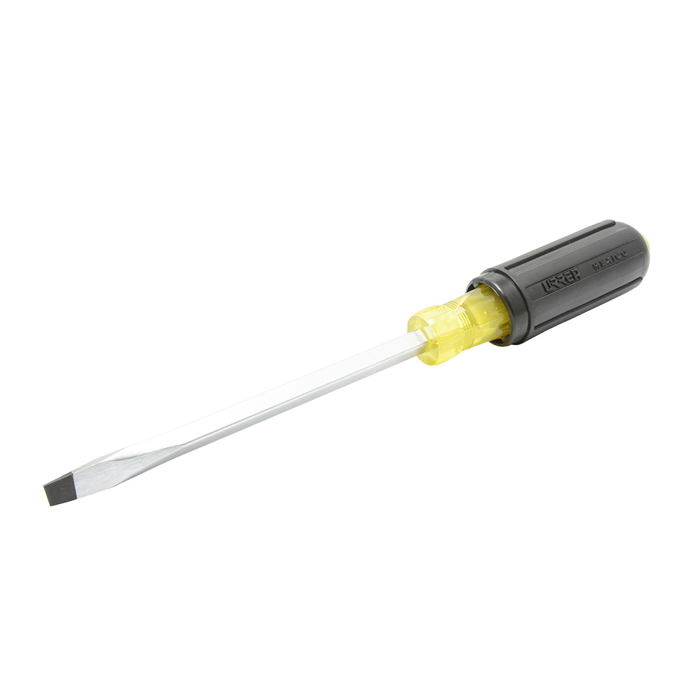 [9423] Destornillador con mango cushion grip, punta plana barra cuadrada 3/8" x 8"