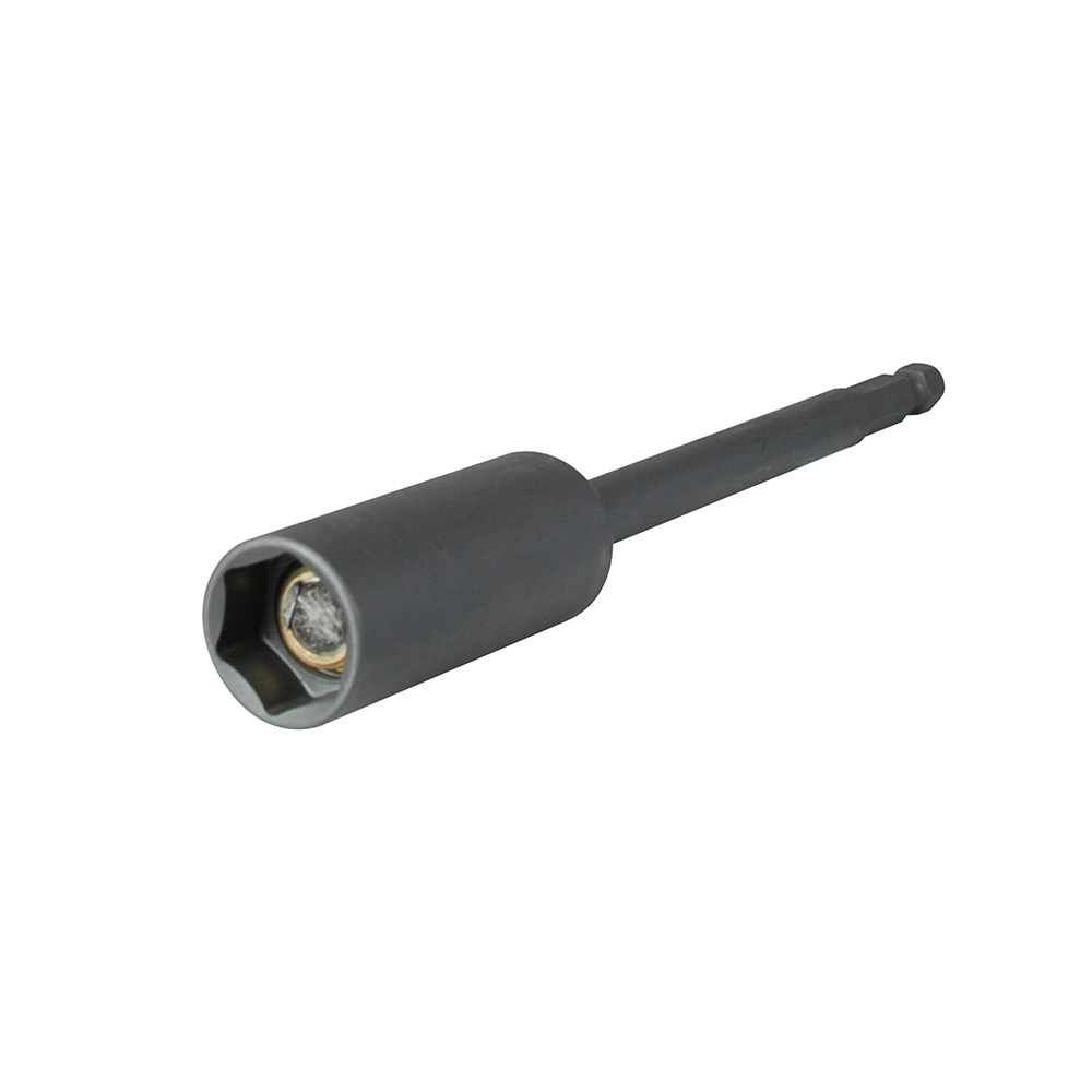 Punta de caja de poder con imán retráctil métrica hexágono de 1/4", 14 x 100 mm
