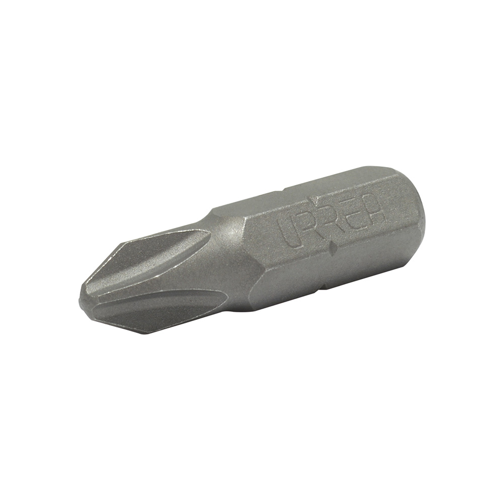 Punta Phillips para destornillador hexágono de 1/4", #1 x 1"
