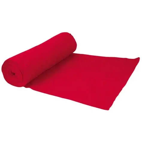 Franela en rollo de 50 cm x 1 m roja