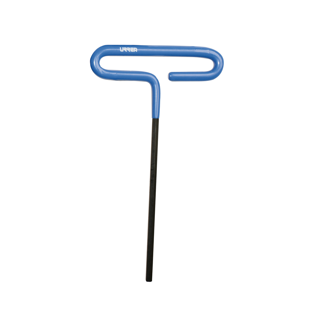 Llave hexagonal corta tipo "T" mango de vinil, métrica, 8 mm