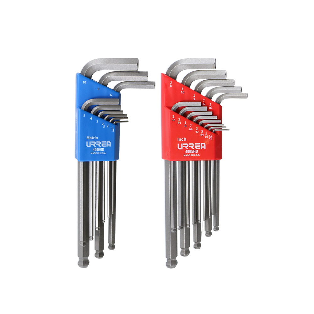 Juego de 22 llaves hexagonales tipo "L", combinadas, punta de bola heavy duty