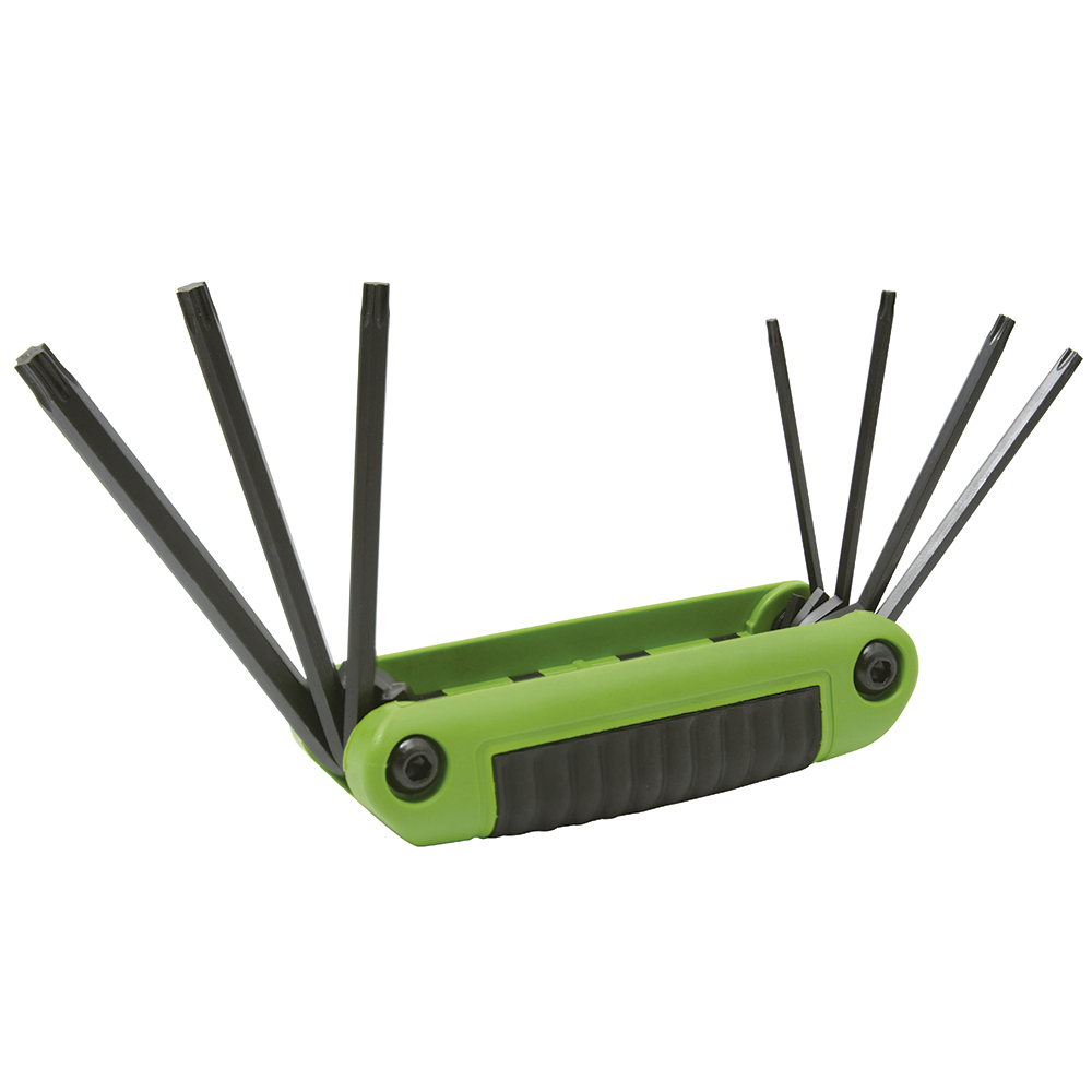 Juego de 7 llaves Torx tipo navaja