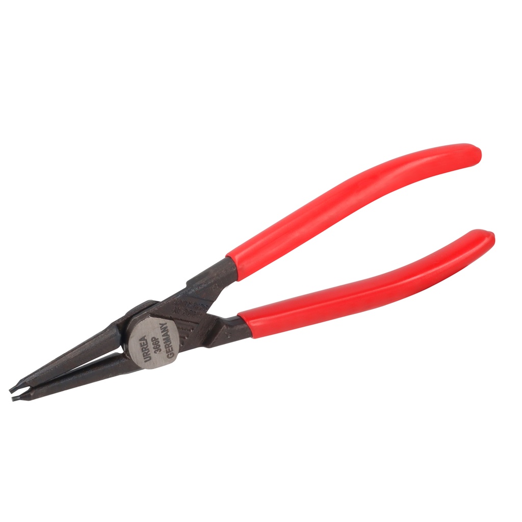 Pinza con mango rubber grip para anillos de retención forjadas tipo interno ángulo de 0°